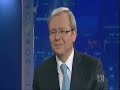 Kevin Rudd on Iraq and George Bush part 2