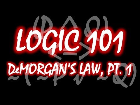 how to prove de morgan's law