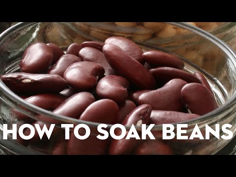 how to properly soak beans