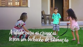A idade para as crianças terem um bichinho de estimação