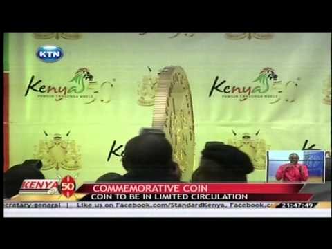 President Kenyatta launches commemorative coin to mark Kenya at 50 President Kenyatta launches commemorative coin to mark Kenya at 50