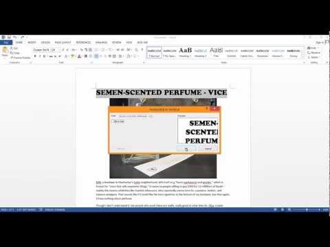 how to write vertically in word 2013