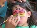 Hailey Face painting in Animal Kindom