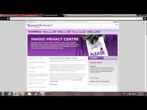 how to eliminate yahoo account
