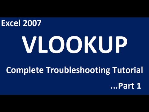 how to troubleshoot vlookup