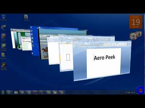 how to enable aero peek