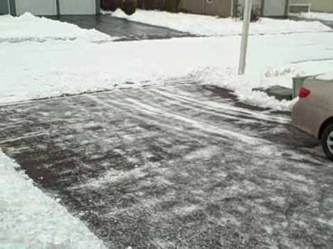 how to go door to door shoveling snow