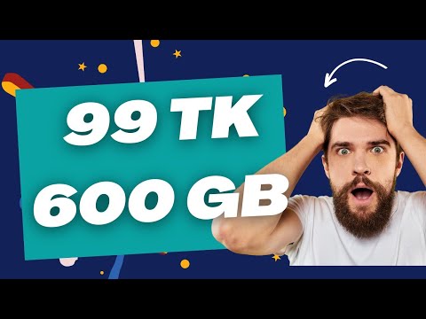 মাত্র ৯৯ টাকায় ৬০০ জিবি সারা মাস জুড়ে | Free internet & Wifi unlimited