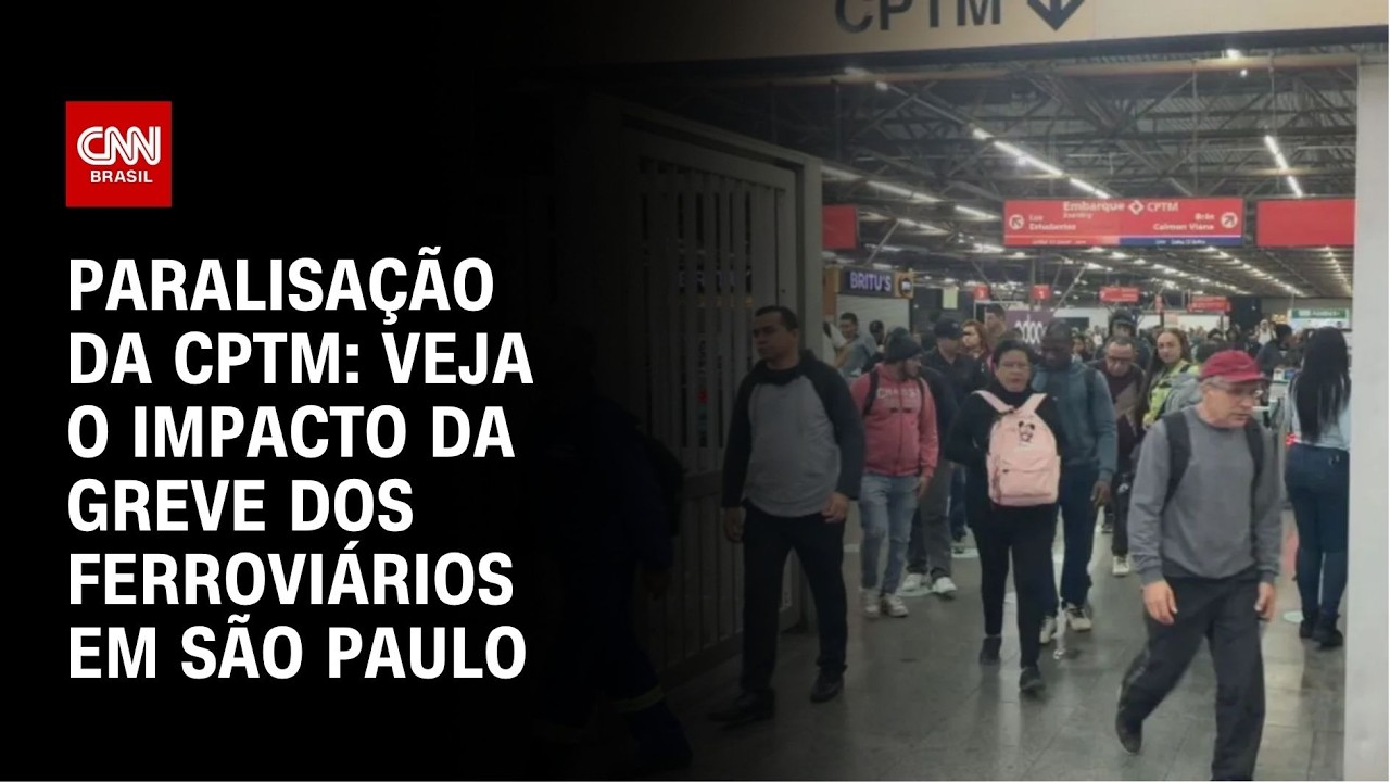 Greve da CPTM em SP: veja o resumo do 1º dia de paralisação nas linhas 11, 12 e 13 | CNN BRASIL
