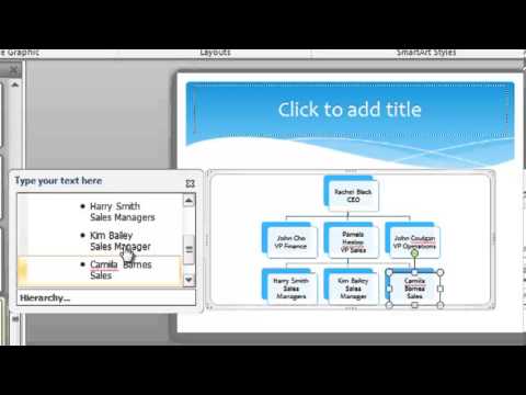 PowerPoint 2010 Tutorial 5 of 6 - PowerPoint Smart Art Graphics