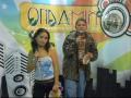 MEZURA Y ERICKA PRESENTANDO EL VIDEO DE TIEMPO Y TENDENCIA EN ONDA MIX VILLA TV