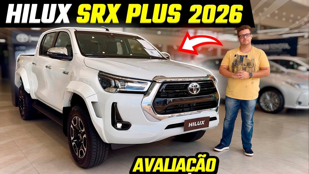 Nova Toyota Hilux Srx Plus 2026 - A Versão Topo De Linha Da Hilux 2026
