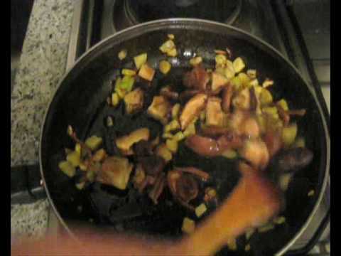 cómo hacer arroz con setas y verduras