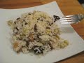 arroz con setas y verduras