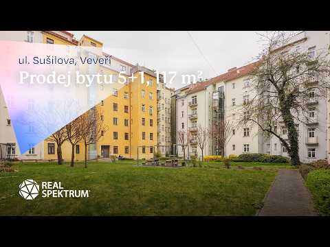 Video Prodej bytu 5+1 117 m², Brno - Veveří