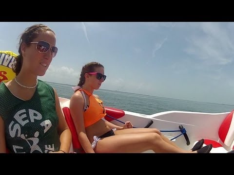 speedster - Nothing to do.... and all day to do it. At the sandbar, 5 miles offshore in the Gulf of Mexico Sea-Doo Speedster 150.