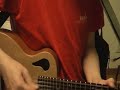 加藤和彦作曲今年12月（の予定？？？）に正式発売されるはずのVitamin-Qのアルバムから。ラジオで1コーラスだけ流れたので、それをもとに弾いてみました。オリジナル（になる はずのもの）とはかなり違います。そもそも、アコじゃないし、ちゃんとヴォーカルいる し、、、とりあえず2度の音（G）は強調したつもり。雰囲気だけは似てるかも？？？冒頭ちょっとこけてます。（2度付きのCフォームって、苦手）発売はまだまだ先ですので、それまではこちらでお楽しみくださいませ（非公式コメント）。Played on TACOMA 12-strung soprano guitar.