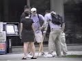 Fun with crutches at Notre Dame