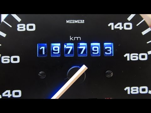 How to install Vw Golf 2 / Jetta 2 LED TACHO PANEL MILEAGE LIGHT – Reset Mileage