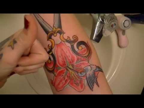 how to care of a new tattoo