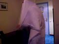 Michellle and her sheet sack Michellle and her sheet sack