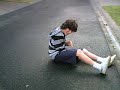 i crasheeded my skateboard