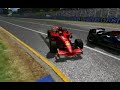Massa Coulthard Turn 1 Accident F1 2008 Melbourne Grand Prix