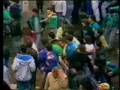 Linfield and Glentoran fans riot 1980's