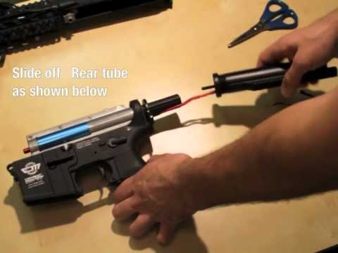 how to remove g&g m4 stock