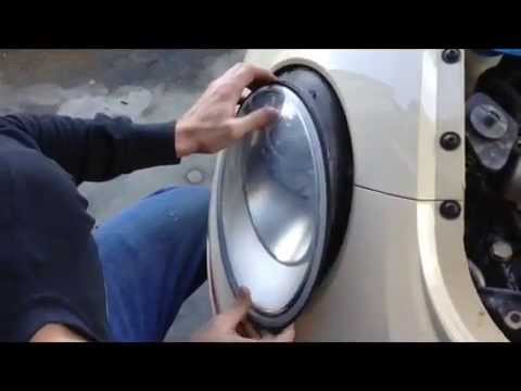 how to adjust rx7 headlights