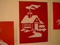 Kirigami Exhibition \"Figures in Red and White\"