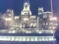 castellana en coche en navidad