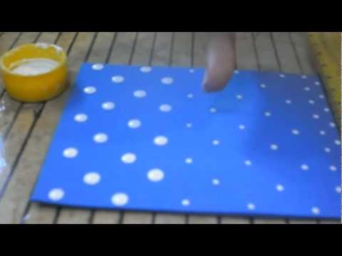 Como pintar EVA poá