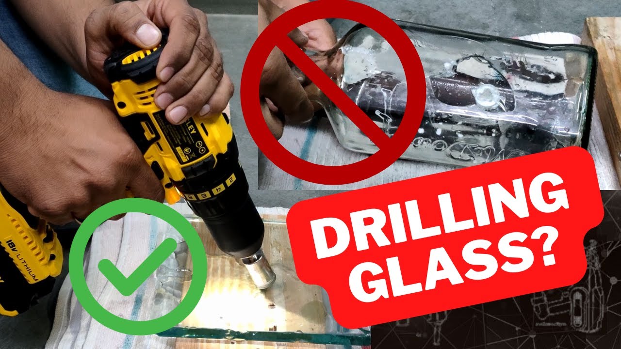 Drilling Glass: Step by Step Guide | Thick Glass | Mirror | Bottles |