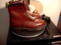 genuine brand new 1970's doc martens, never been worn and still living in original shoe box, taking a rare spin...... enjoy the music