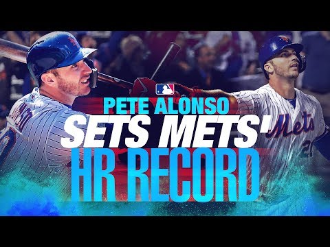 Video: Alonso sets Mets' HR record!
