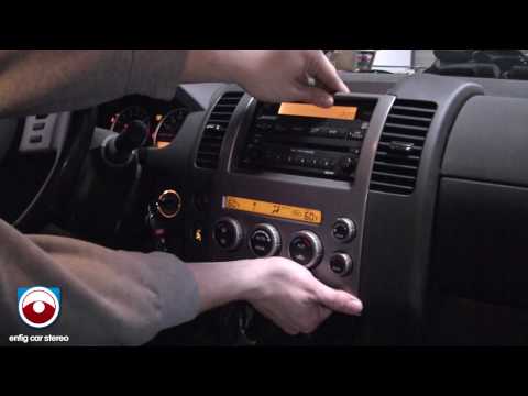 how to remove a cd player from a nissan x trail