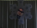 4 Feet SnowFlake with Turning Snowman with Lights