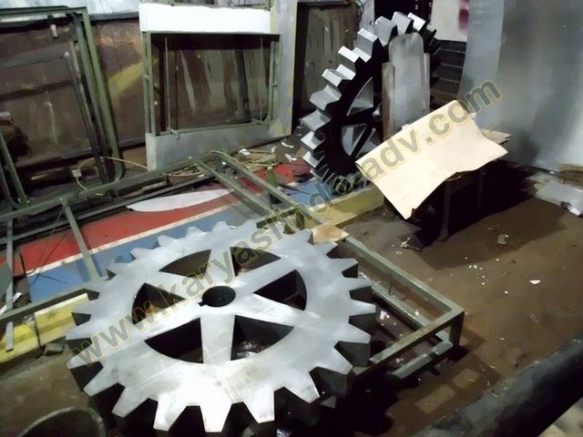 Cara Membuat Huruf Timbul Galvanil