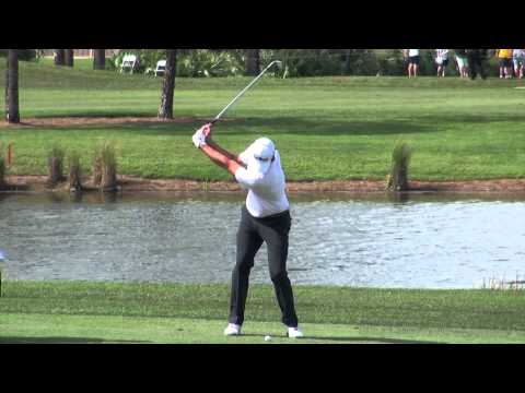 Adam Scott Golf Swing Video — 2014, Face On View, 300fps Slow Motion, 1080p HD, Iron
