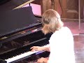 megan vamos performs stephen heller's etude in e major from the boston grand piano during the april 20, 2008 strathroy united church service.

stephen heller (15 may 1813, pest, (now budapest, hungary) -- 14 january 1888, paris, france) was a hungarian composer and pianist whose career spanned the period from schumann to bizet, and was an influence for later romantic composers.

heller had been destined for a legal career, but instead decided to devote his life to music. at the age of nine he performed dussek's concerto for two pianos with his teacher, f. brauer at the budapest theater. he played so well that he was sent to study under carl czerny. anton halm was his principal master, and at the age of twelve he undertook a concert tour through vienna, germany, poland and hungary. later on in his years, he went to study in vienna, austria.

after passing the winter of 1830 at hamburg, heller returned to budapest by way of cassel, frankfurt, nuremberg, and augsburg. at augsburg, he was taken ill, and was soon afterwards adopted by a wealthy patron of music.

at the age of 25, he travelled to paris, where he became closely acquainted with hector berlioz, fr�d�ric chopin, franz liszt and other renowned composers of his era. here heller eventually achieved distinction both as a concert performer and as a teacher. in 1849 he performed in england, and in 1862 he played mozart's e-flat concerto for two pianos with charles hall� at the crystal palace. with these brief interruptions, the last twenty-five years of his life were spent at paris. he outlived his reputation, and was almost forgotten when he died in 1888.

heller was a prolific composer for the pianoforte, and although his works are not often said to show surprising originality, they are renowned for their grace and elegance. as regards a specific knowledge of the instrument, heller was considered superior even to mendelssohn; and his poetry of sentiment, pure and rich melody, and fertility of rhythmical invention place him among the very first composers of his genre. his studies remain popular with music teachers and students.