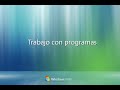 Curso Windows Vista: Trabajo con programas (8/11)