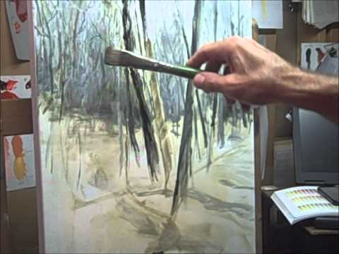 how to oil paint trees