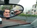 smart cars go down Lombard St., SF smart cars go down Lombard St., SF