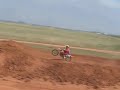 Riding dirtbikes at Bretts house