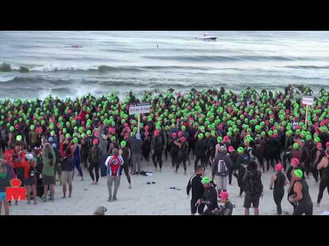swim - Age Group Swim Start, 2013 Ironman Florida.