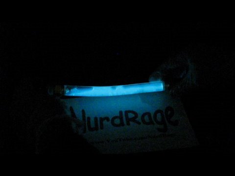 how to drain glow sticks