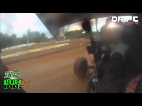 In-car of Tommy winning the B Main at the Cottage Grove Speedway on July 13