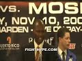 de la hoya: yes i am going down to 147!