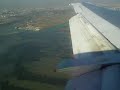 Landing on Marco Polo Airport Venice Italy (VCE)